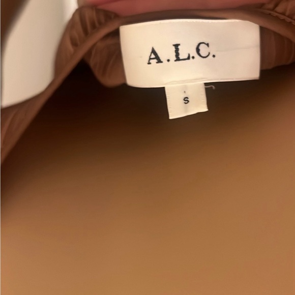 A.L.C. Bronze Val Pleated Midi Sleeveless Dress - Picture 7 of 7